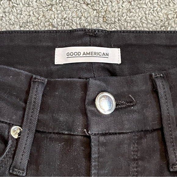 Good American Jeans Womens 4/27 Black Good Legs Skinny Stretch Denim - Picture 3 of 9